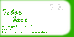 tibor hart business card